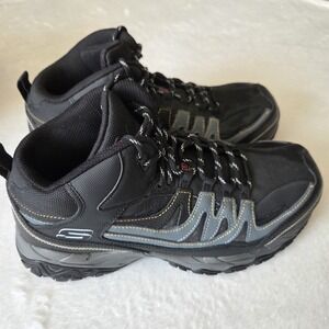 Skechers Men's Work RF Holdredge Rebem Steel Toe Lace Up Boots Wide Size:9